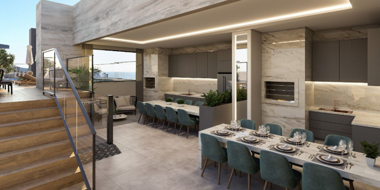 Panorama 8 do Ed. New Horizon Residence situado em Itapema