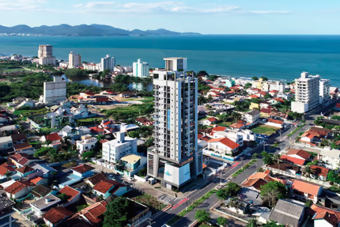 Fachada do Edifício Ocean Cay - Balneário Perequê, Porto Belo