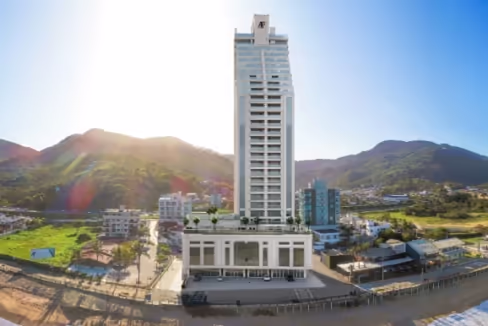 Fachada do Edifício Oceanic Tower Residence - Ilhota, Itapema