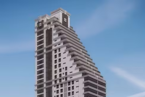Fachada do Edifício Ópera - Meia Praia, Itapema
