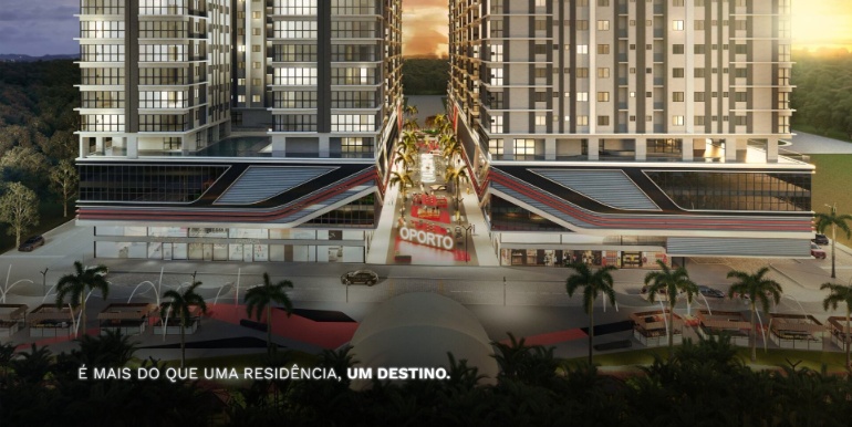 Paisagem 6 do Edifício Oporto localizado em Balneário Perequê, Porto Belo