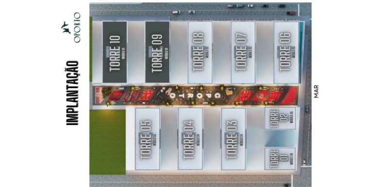 Vista 4 do Ed. Oporto situado em Balneário Perequê, Porto Belo