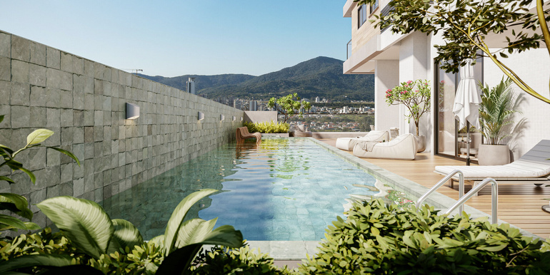 Panorama 8 do Ed. Porto Verano situado na Meia Praia, Itapema