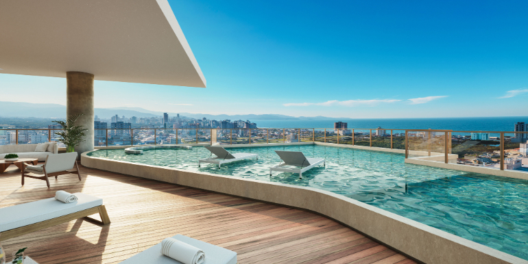 Paisagem 6 do Edifício Quest Residence localizado em Balneário Perequê, Porto Belo