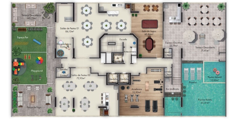 Projeção 15 da propriedade