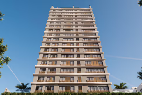 Fachada do Edifício Renovaccio - Meia Praia, Itapema