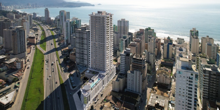 Vista 4 do Ed. Rubelita Palace Residence situado na Meia Praia, Itapema