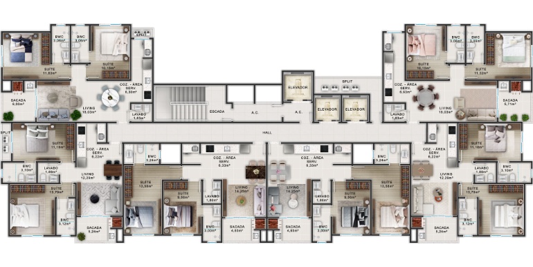 Painel 19 do empreendimento