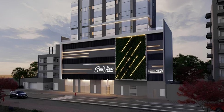 Fachada do Edifício Selent Sea View em Porto Belo, SC