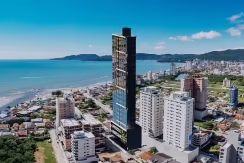 Fachada do Edifício Selent Sea View - Balneário Perequê, Porto Belo