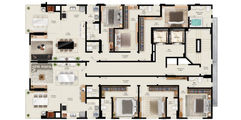 Painel 19 do empreendimento