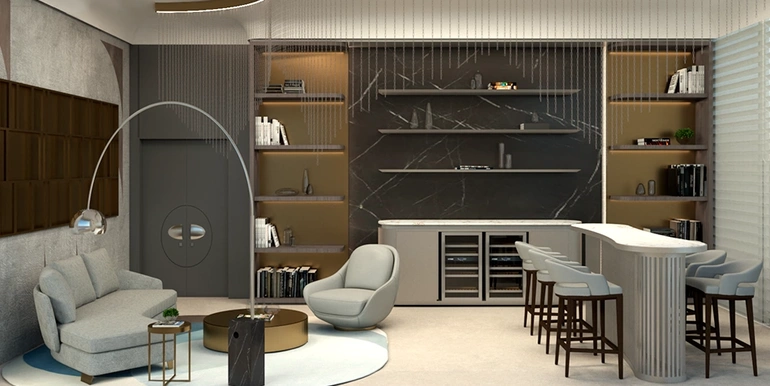 Projeção 15 do  Skyline em Itajaí