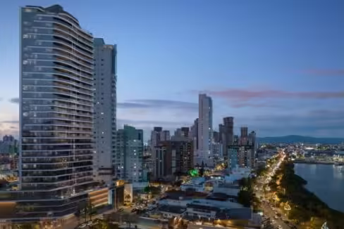 Fachada do Edifício Sun Park - Itajaí