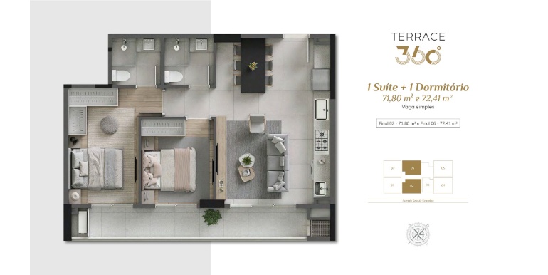 Vistalização 34 do empreendimento