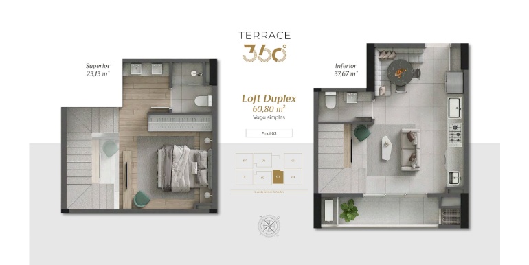 Projeção 35 do imóvel