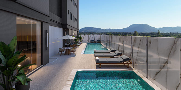 Cenário 9 do Edifício Thiesen Residence localizado na Meia Praia, Itapema