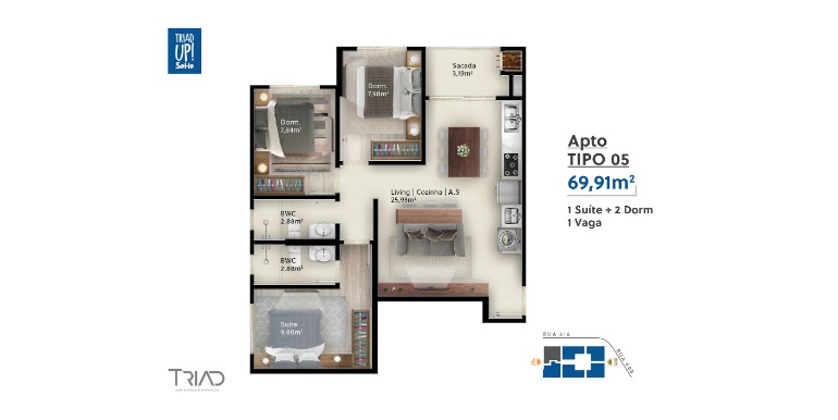 Painel 19 do empreendimento