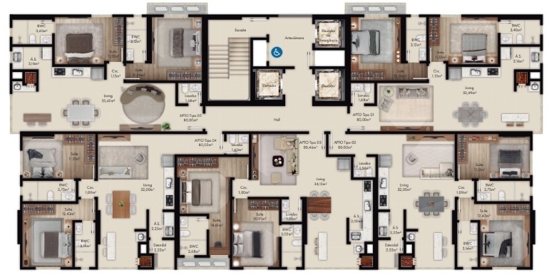 Quadro 13 do empreendimento