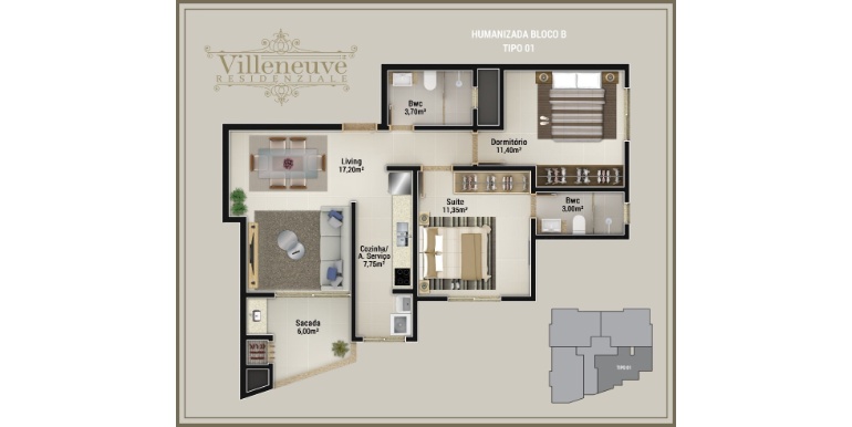 Projeção 15 da propriedade