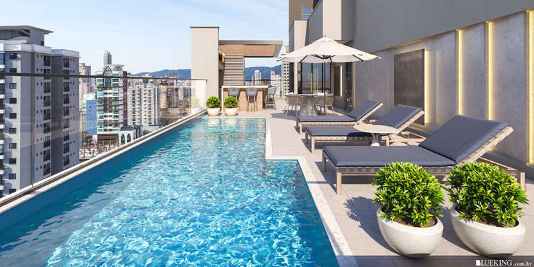 Vista 4 do Ed. Vivart situado na Meia Praia, Itapema