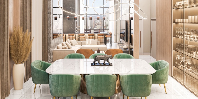 Paisagem 6 do Edifício Vivart localizado na Meia Praia, Itapema