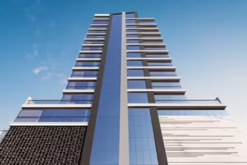 Fachada do Edifício Vivart - Meia Praia, Itapema