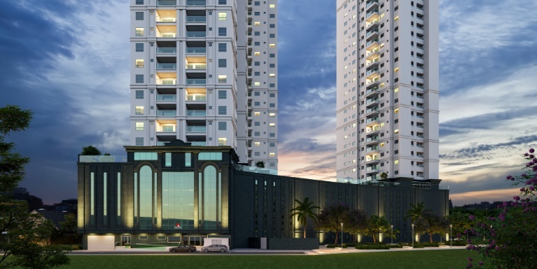 Vista 4 do Green Ville Home Club situado na Meia Praia, Itapema