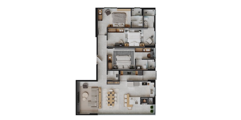 Vistalização 34 do empreendimento