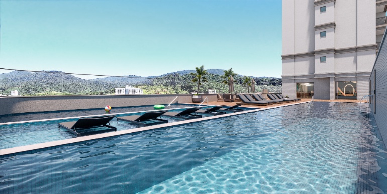 Panorama 8 do Torino Residence situado em Itapema