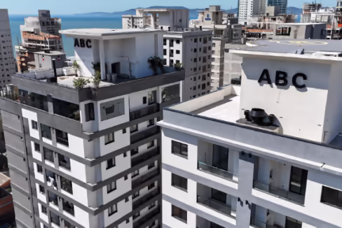 Fachada do Torres do Caribe Residence - Itapema