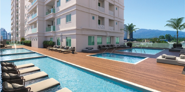 Vista 4 do Valência Home Club situado em Itapema