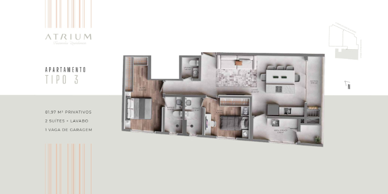 Painel 19 do empreendimento