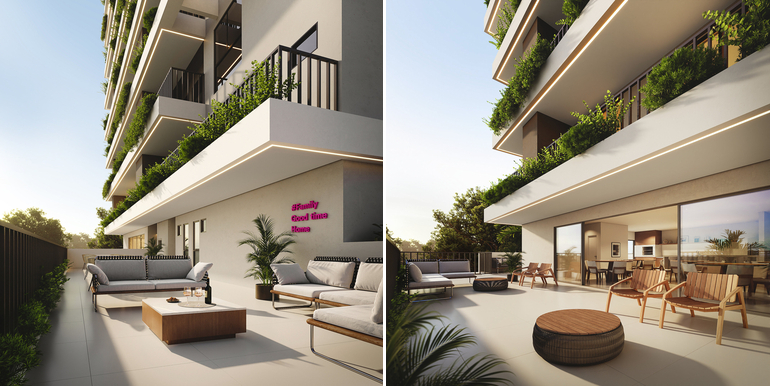 Panorama 8 do Ed. One Residence situado em Itajaí