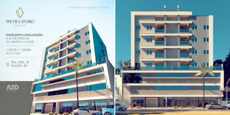 Foto 1 do Edifício Pietro D’Oro - Balneário Camboriú