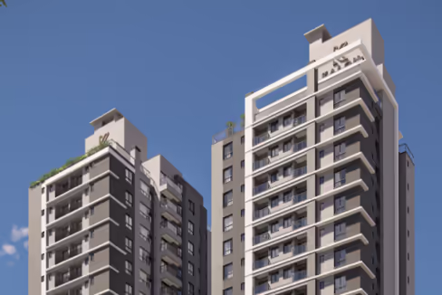 Fachada do Edifício Satus Home - Itajaí