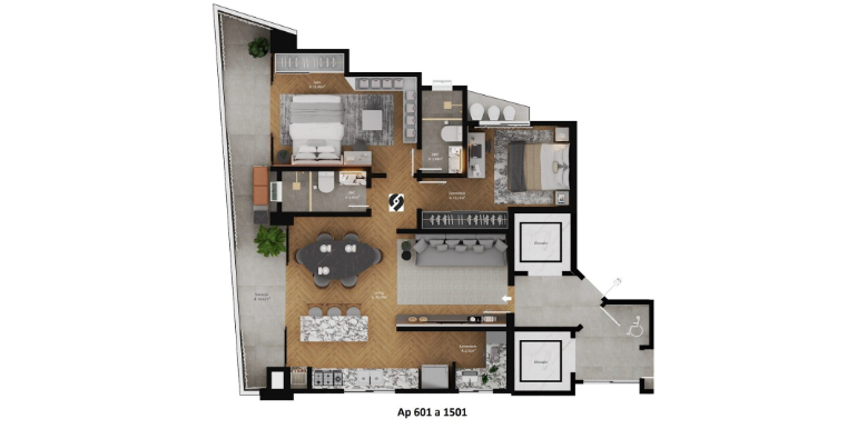 Painel 19 do empreendimento