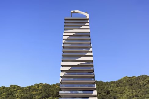 Fachada do Edifício Trinity Tower - Itajaí