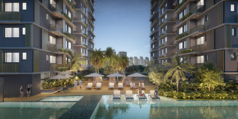 Panorama 8 do Ed. IT’s situado em Itapema