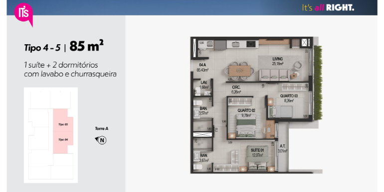 Painel 19 do empreendimento