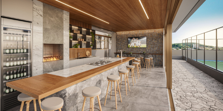 Silhueta 18 do Edifício MoMa localizado em Itajaí