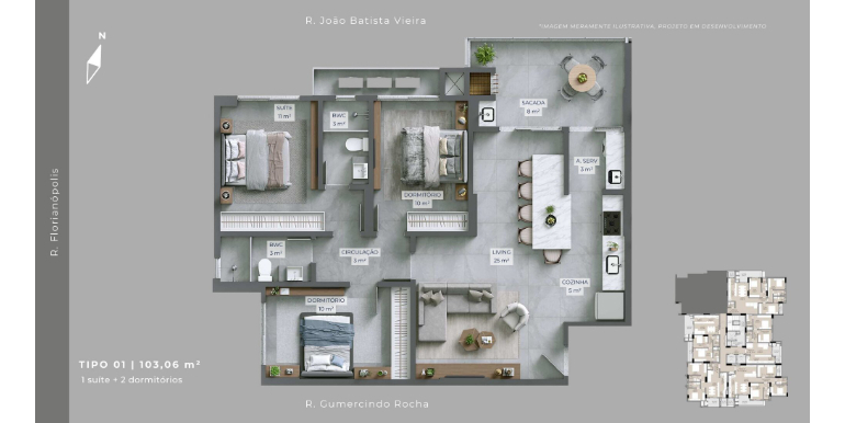 Panorama 28 do empreendimento