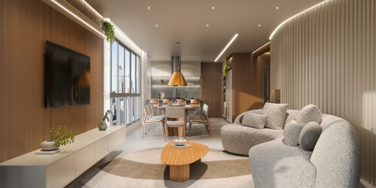 Panorama 8 do Ed. Opus situado em BC