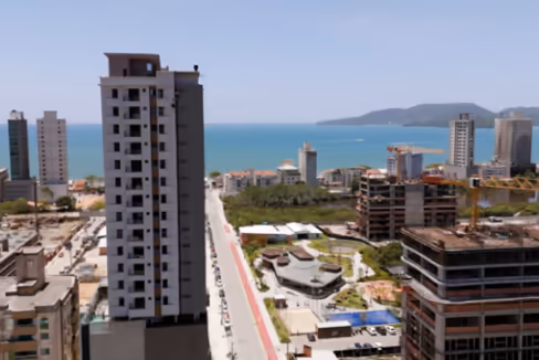 Fachada do Edifício Mário Lago - Balneário Perequê, Porto Belo