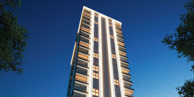 Fachada do Edifício Blue Ocean em Porto Belo, SC