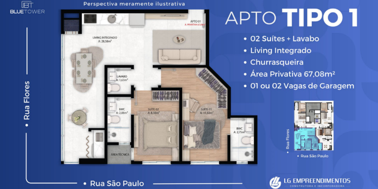 Projeção 35 do imóvel