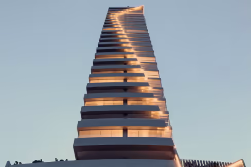 Fachada do Edifício Le Blanc - Balneário Perequê, Porto Belo
