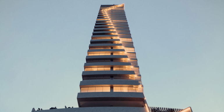 Fachada do Edifício Le Blanc em Porto Belo, SC