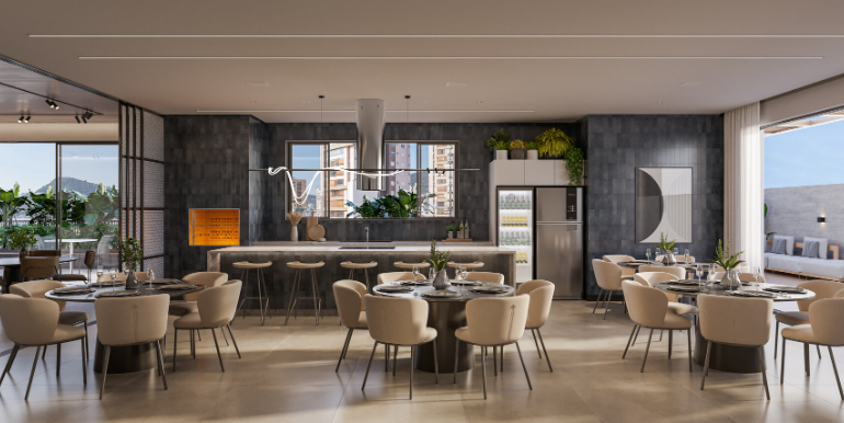 Cenário 9 do Edifício Marina Bay localizado em Itajaí