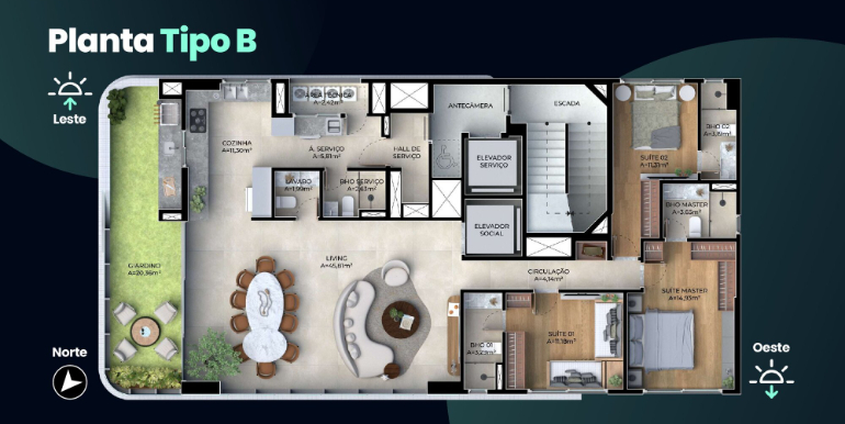 Panorama 28 do empreendimento