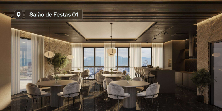 Projeção 15 do  Torre Del Mare em Balneário Perequê, Porto Belo
